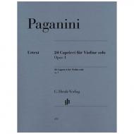 Paganini, N.: 24 Capricci Op. 1 Urtext 