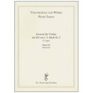 Taban, P.: Konzert im Stil von J.S. Bach Nr. 2 Op. 6/d 