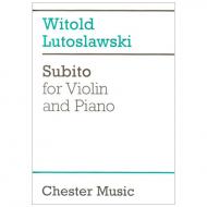 Lutosławski, W.: Subito (1992) 