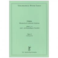 Taban, P.: Etüden Op. 4 – Rhythmische und technische Neuheiten Band 3d (Moll – mit übermäßigem Tonschritt) 