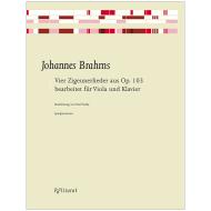 Brahms, J.: 4 Zigeunerlieder aus Op. 103 