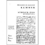 Kummer, F. A.: Duo Op. 156, G-Dur, Variationen über die Melodie Tochter Zion... 