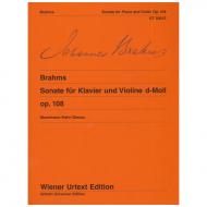 Brahms, J.: Violinsonate Op. 108 d-Moll 