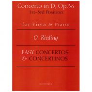 Rieding, O.: Concerto in D-Dur op. 36 