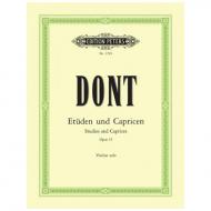 Dont, J.: 24 Etüden und Capricen Op. 35 (Sitt) 