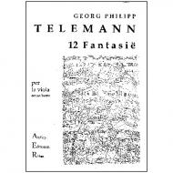 Telemann, G. Ph.: 12 Fantasien für Viola solo 