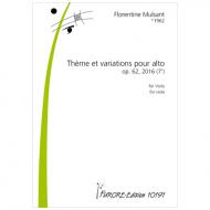 Mulsant, F.: Thème et variations pour alto op. 62 