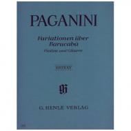 Paganini, N.: 60 Variationen über Baracuba Op. 14 