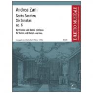 Zani, A.: Sechs Sonaten Op. 6 
