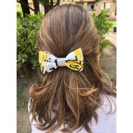 Hair bow tie clip MUSIC 