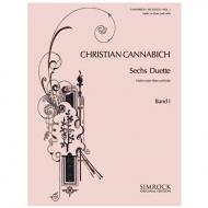 Cannabich, C.: 6 Duette Band 1 (Nr. 1-3) 