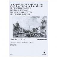Vivaldi, A.: Violinkonzert Op. 8/4 RV 297 f-Moll »Der Winter« 