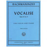 Rachmaninow, S.: Vocalise Op. 34 Nr. 14 