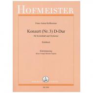 Hoffmeister, F.A.: Kontrabasskonzert D-Dur Nr.3 