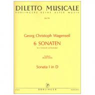 Wagenseil, G. C.: 6 Sonaten Band 1 Nr. 1 D-Dur 