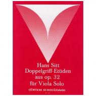 Sitt, H.: Doppelgriff-Etüden aus Op. 32 