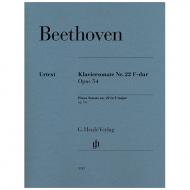 Beethoven, L. v.: Piano Sonata no. 22 F major op. 54 