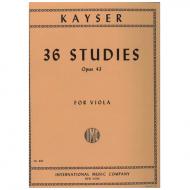 Kayser, H.E.: 36 Etüden Op. 43 
