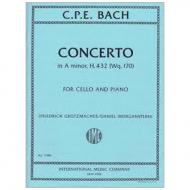 Bach, C. Ph. E.: Violoncellokonzert Wq. 170 a-Moll 