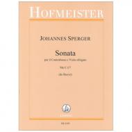 Sperger, J.: Sonata per il contrabasso e viola obligato 