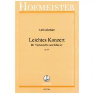 Schröder, C.: Leichtes Violoncellokonzert Op. 55 