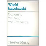 Lutoslawski, W.: Violoncellokonzert – Partitur 
