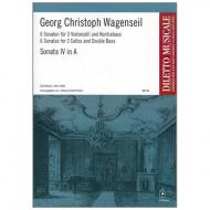 Wagenseil, G. C.: 6 Sonaten Band 4 Nr. 4 A-Dur 