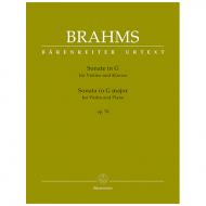 Brahms, J.: Violinsonata Op. 78 G major 