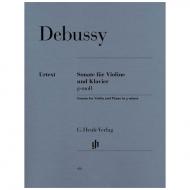 Debussy, C.: Violinsonate g-Moll (1916/17) 
