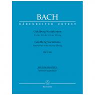 Bach, J. S.: Goldberg-Variationen BWV 988 