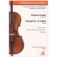 Vivaldi, A.: Konzert Nr. 12 RV 409 e-Moll 