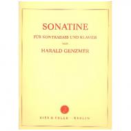 Genzmer, H.: Kontrabasssonatine 