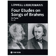 Liebermann, L.: Four Etudes on Songs of Brahms Op. 88 