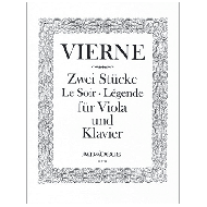 Vierne, L.: Zwei Stücke op. 5 - Le Soir  / Légende 