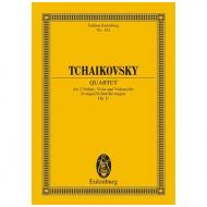 Tschaikowski, P. I.: Streichquartett Nr. 1 Op. 11 D-Dur 