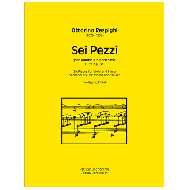 Respighi, O.: Sei Pezzi für Violine und Klavier Op. 31 P 31 