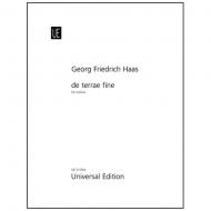 Haas, G. F.: de terrae fine 