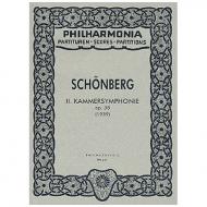Schönberg, A.: Kammersinfonie Nr. 2 Op. 38 (1939) 