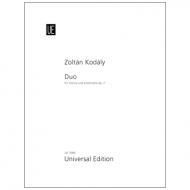 Kodály, Z.: Duo Op. 7 (1914) 