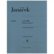 Janácek, L.: 1. X. 1905 (Klaviersonate) 