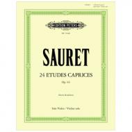 Sauret, É.: 24 Etudes Caprices, Op. 64 