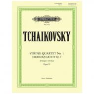 Tschaikowsky, P.I.: Streichquartett Nr. 1 D-Dur, op. 11 