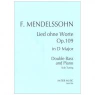 Mendelssohn Bartholdy, F.: Lied ohne Worte op.109 in C Major 