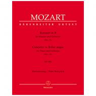 Mozart, W. A.: Klavierkonzert Nr. 15 KV 450 B-Dur 