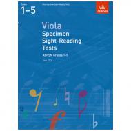 ABRSM: Viola Specimen Sight-Reading Tests – Grades 1-5 