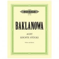 Baklanowa, N.: Acht leichte Stücke 