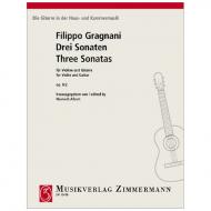 Gragnani, F.: Drei Sonaten op. 8/2 