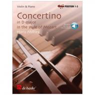 Millies, H.: Concertino D-Dur im Stile Mozarts (+Online Audio) 