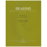 Brahms, J.: Violinsonate Op. 100 A major 