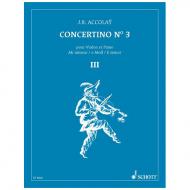 Accolay, J. B.: Violinkonzert Nr. 3 e-Moll 